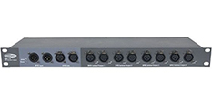 Showtec DB-1-4 DMX splitter booster huren verhuur