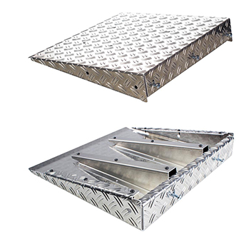 Admiral Ramp Support Aanloopplaat 50cm voor StageDex onderkant achterkant