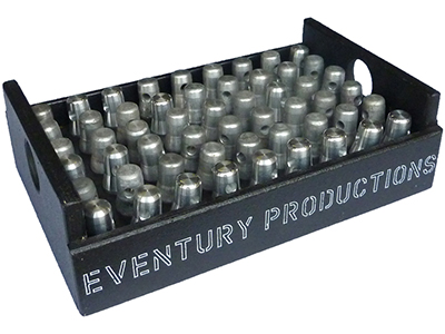 Prolyte Couplers Case huren, verhuur, 56 couplers