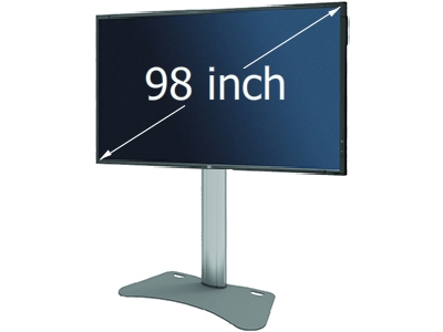 98 inch scherm met statief huren, 98" QLED TV standaard